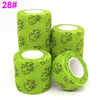 1 Pcs Printed Sports Knee Protector 4.8m Medical Therapy Elastic Bandage