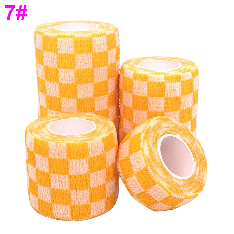 1 Pcs Printed Sports Knee Protector 4.8m Medical Therapy Elastic Bandage