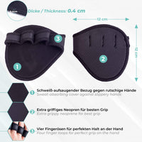 Lifting Palm Dumbbell Grips Pads Unisex