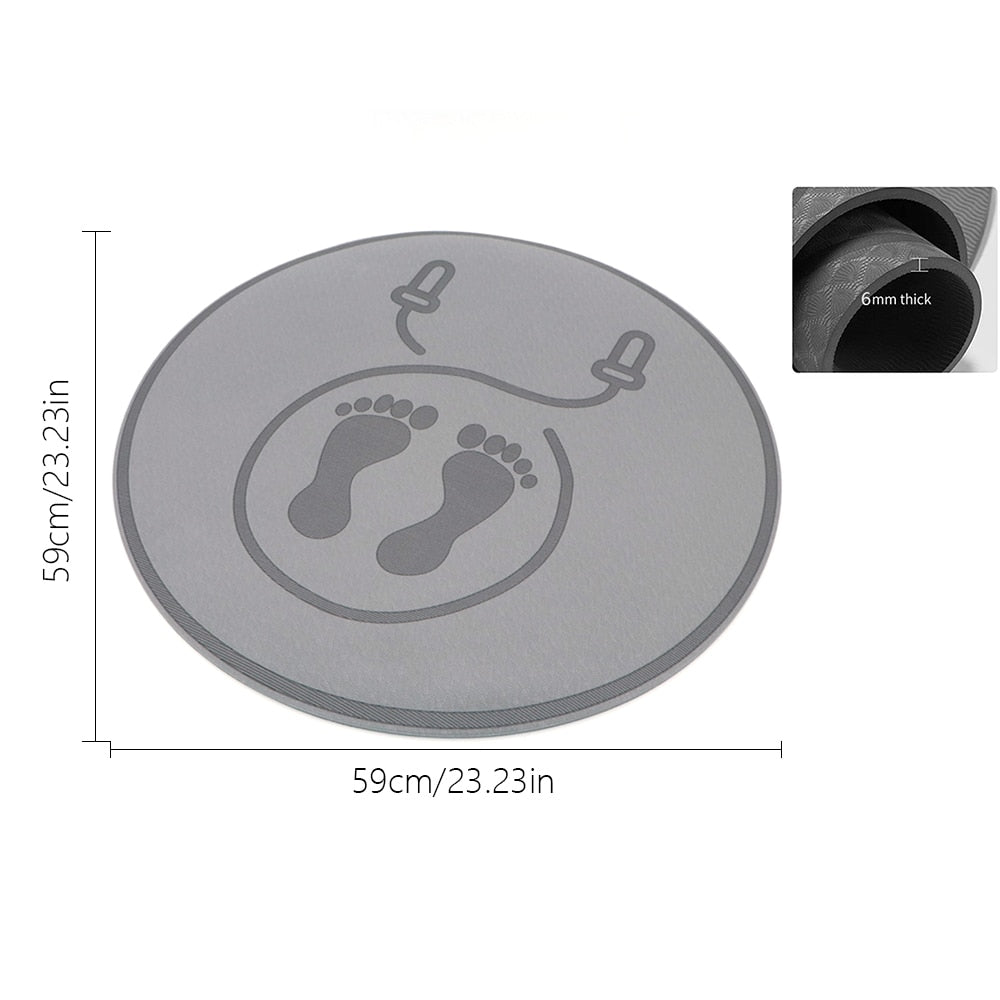 Anti-noise Jump Rope Mat Exercise Shock Absorption Yoga Mat