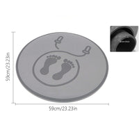 Anti-noise Jump Rope Mat Exercise Shock Absorption Yoga Mat