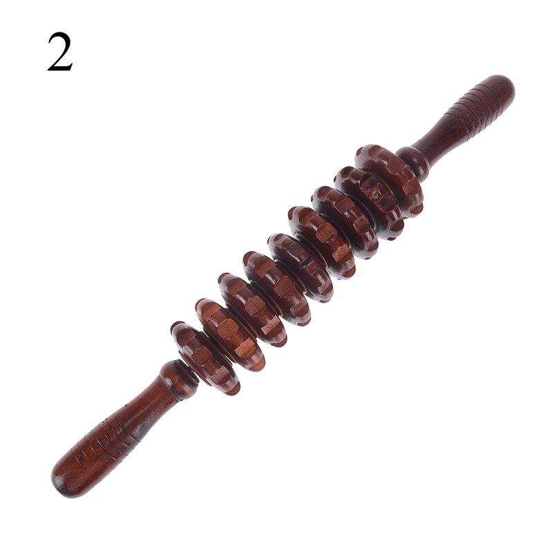 Useful Sports Full Body Muscle Massager Wood Roller Stick Trigger Point Recovery Tool Deep Relax Gear Massage Wood Roller Stick