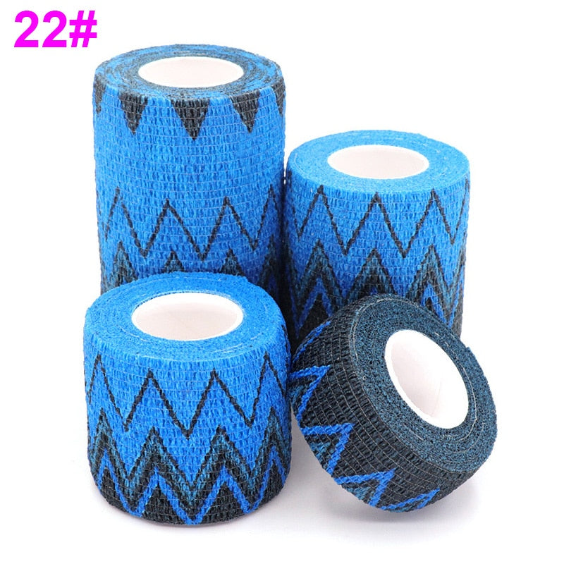 1 Pcs Printed Sports Knee Protector 4.8m Medical Therapy Elastic Bandage