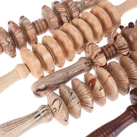 Useful Sports Full Body Muscle Massager Wood Roller Stick Trigger Point Recovery Tool Deep Relax Gear Massage Wood Roller Stick
