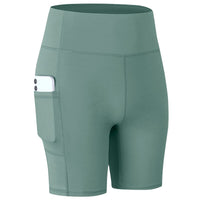 Yoga Shorts with Pocket Running Tights Short