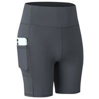 Yoga Shorts with Pocket Running Tights Short