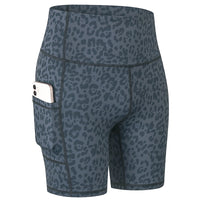 Yoga Shorts with Pocket Running Tights Short
