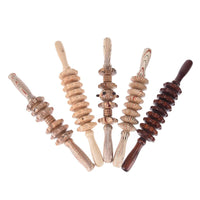 Useful Sports Full Body Muscle Massager Wood Roller Stick Trigger Point Recovery Tool Deep Relax Gear Massage Wood Roller Stick