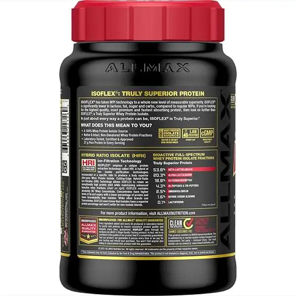 Isoflex: Whey Protein Isolate Powder
