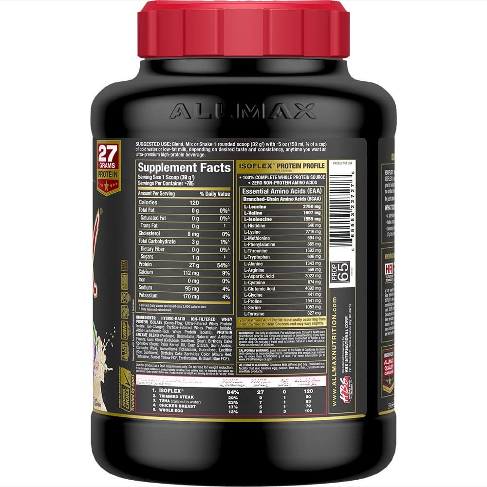 Isoflex: Whey Protein Isolate Powder