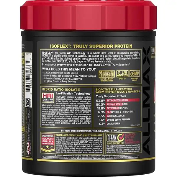 Isoflex: Whey Protein Isolate Powder
