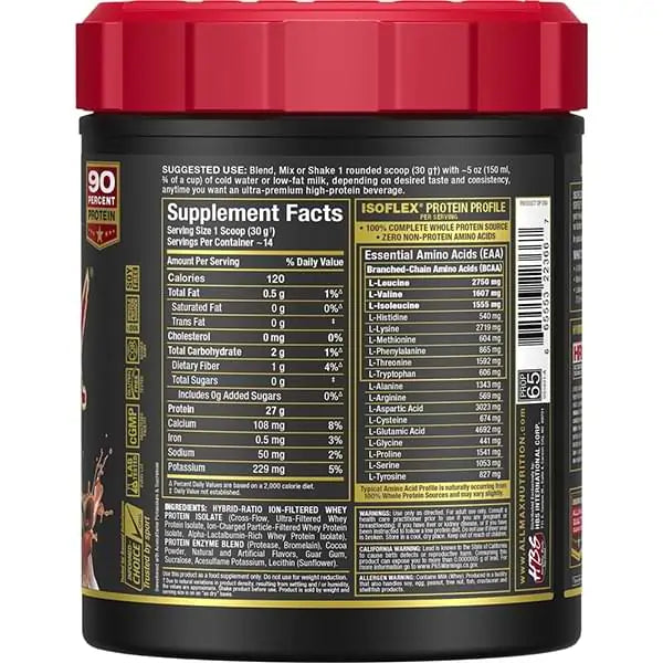 Isoflex: Whey Protein Isolate Powder
