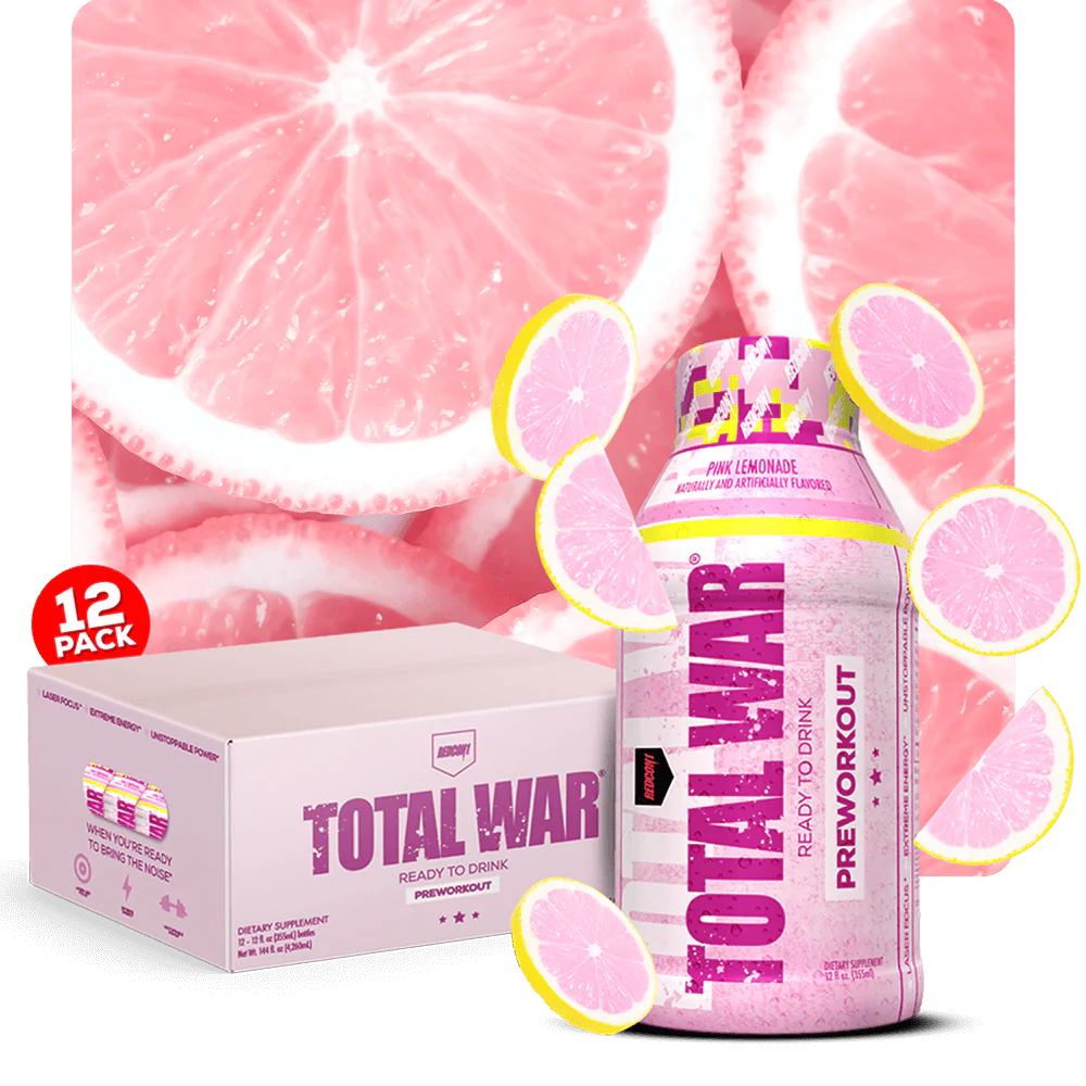 TOTAL WAR READY TO DRINK PREWORKOUT (12 SERVINGS)