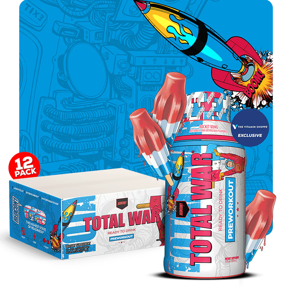 TOTAL WAR READY TO DRINK PREWORKOUT (12 SERVINGS)