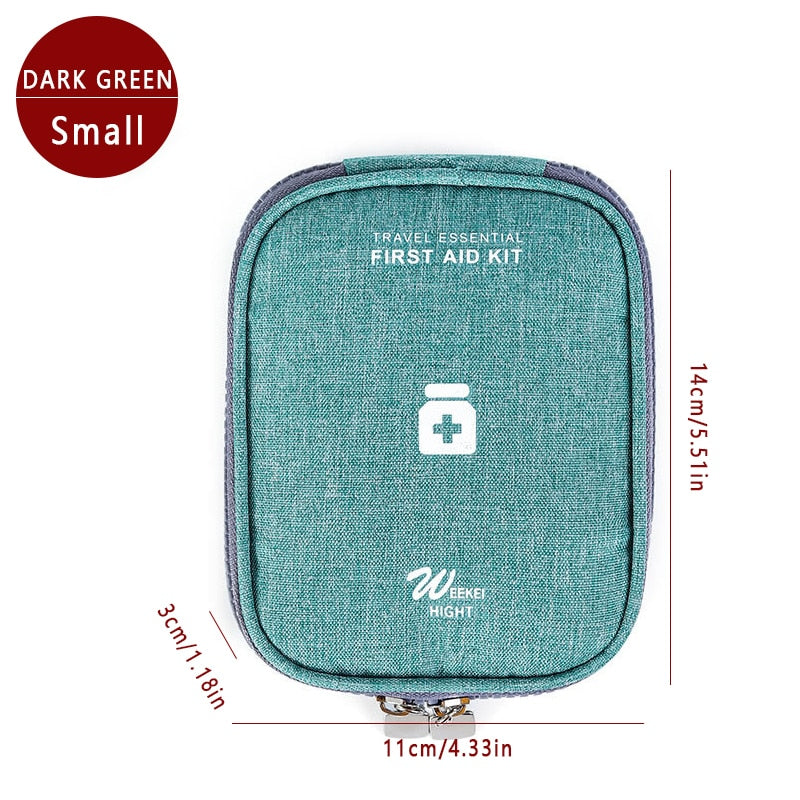 Home Family First Aid Kit Bag Large Capacity Medicine Organizer Box Storage Bag Travel Survival Emergency Empty Portable
