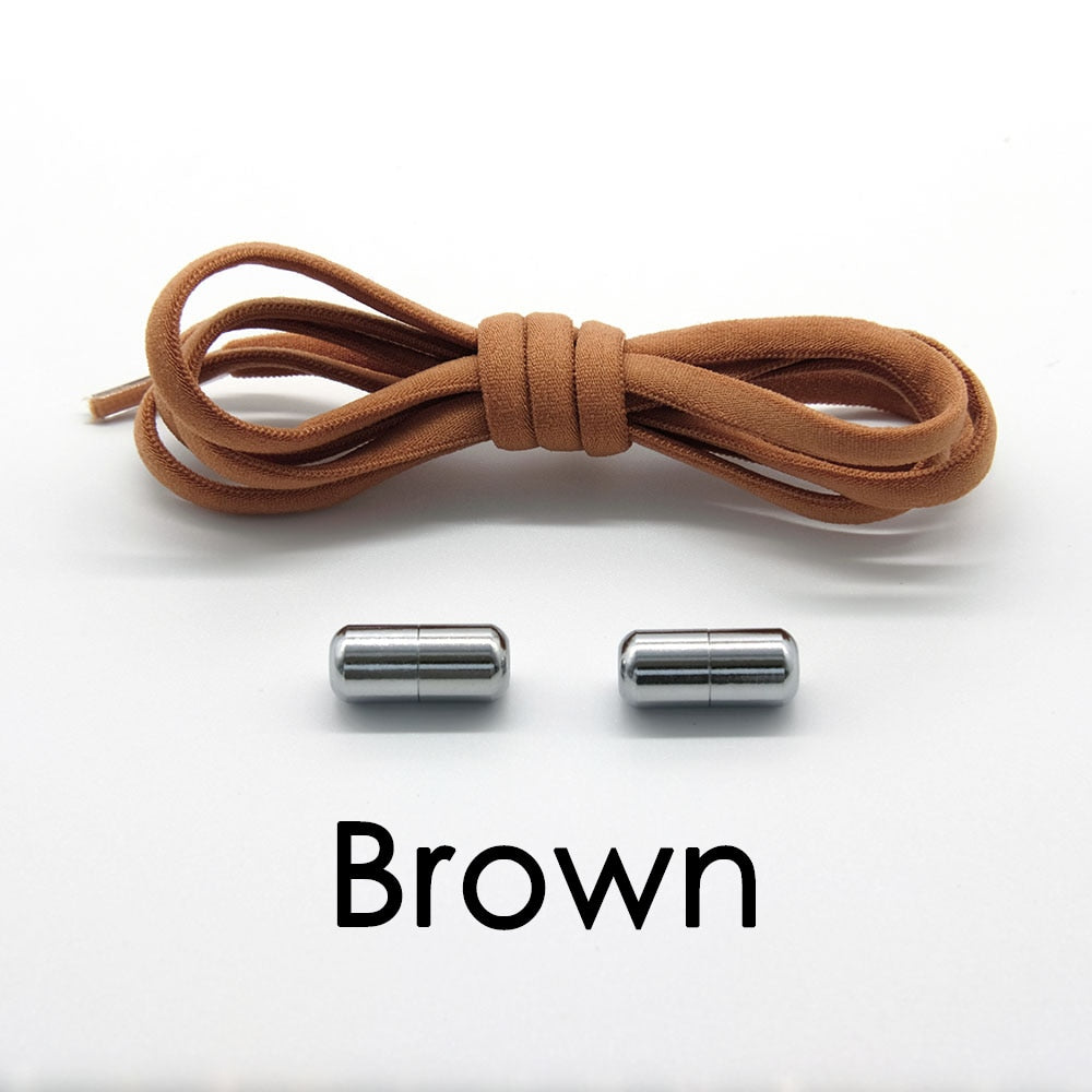 1 Pair Elastic Shoe Laces Semicircle No Tie