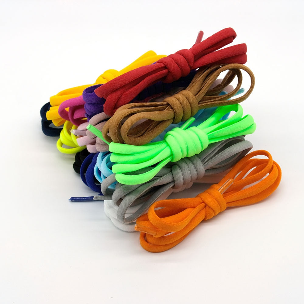 1 Pair Elastic Shoe Laces Semicircle No Tie