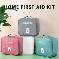 Home Family First Aid Kit Bag Large Capacity Medicine Organizer Box Storage Bag Travel Survival Emergency Empty Portable