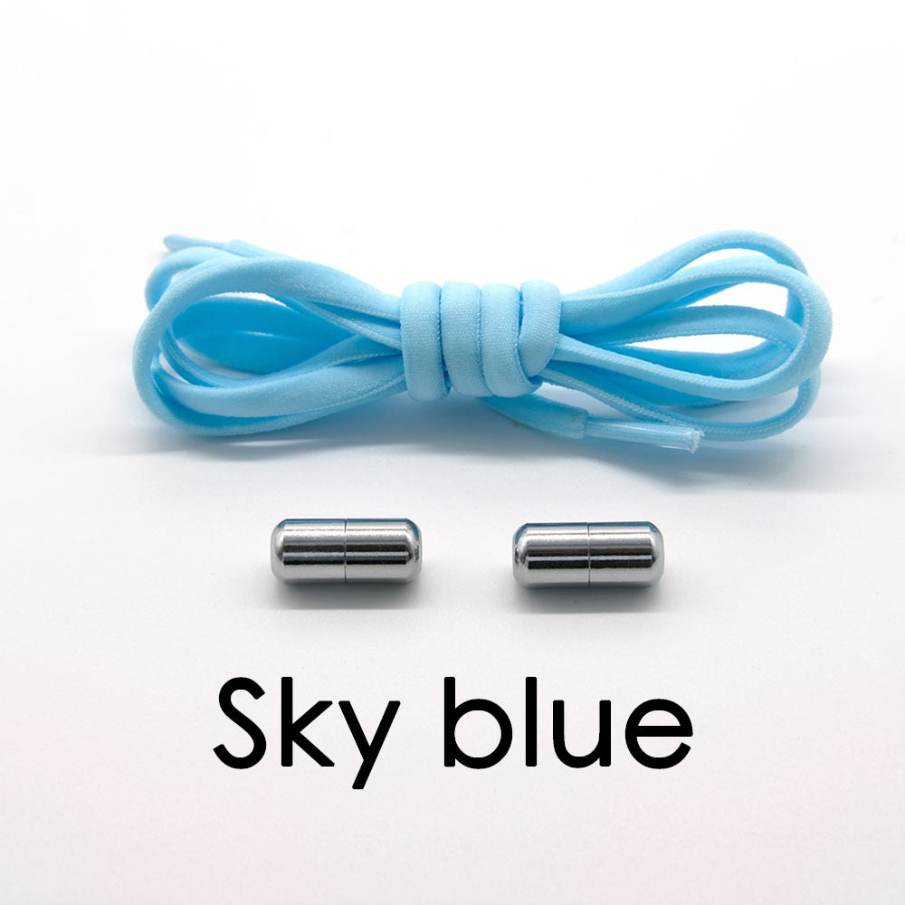 1 Pair Elastic Shoe Laces Semicircle No Tie