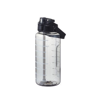 2L Large Capacity Water Bottle Straw Cup Gradient Color