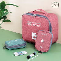 Home Family First Aid Kit Bag Large Capacity Medicine Organizer Box Storage Bag Travel Survival Emergency Empty Portable