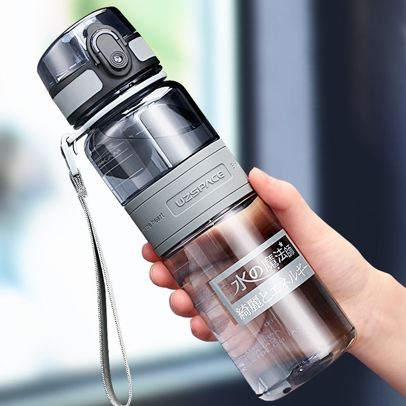 1L 1.5L 2L Fitness Sports Water Bottle Large Capacity