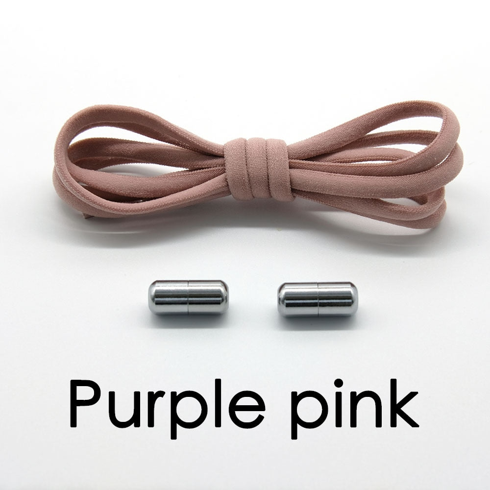 1 Pair Elastic Shoe Laces Semicircle No Tie