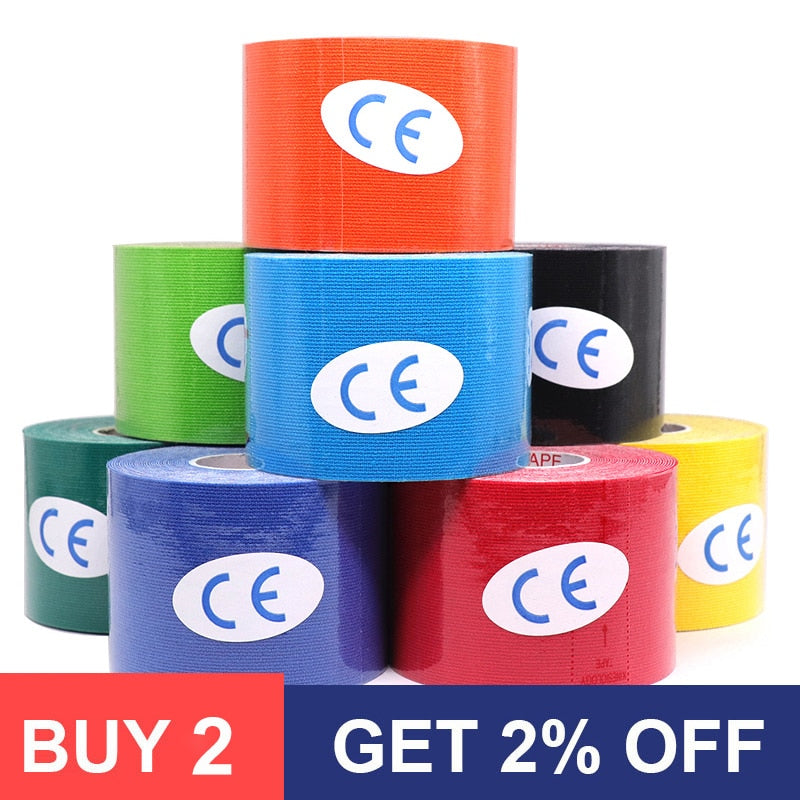 5 Size Kinesiology Tape Medical Athletic Elastoplast
