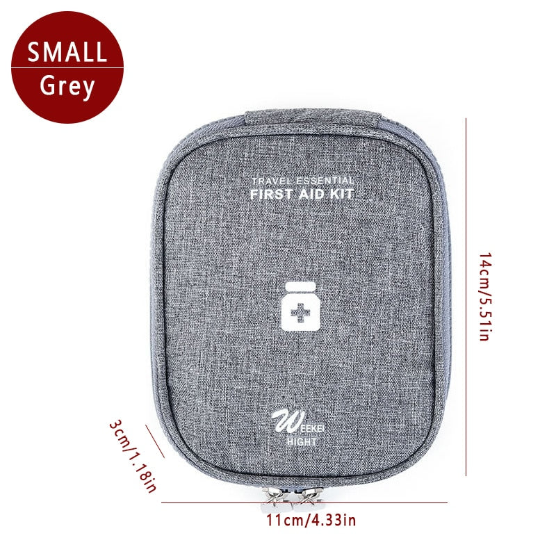 Home Family First Aid Kit Bag Large Capacity Medicine Organizer Box Storage Bag Travel Survival Emergency Empty Portable