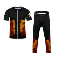 Kids Rashguard Jiu Jitsu T-shirt+Pant Suit MMA