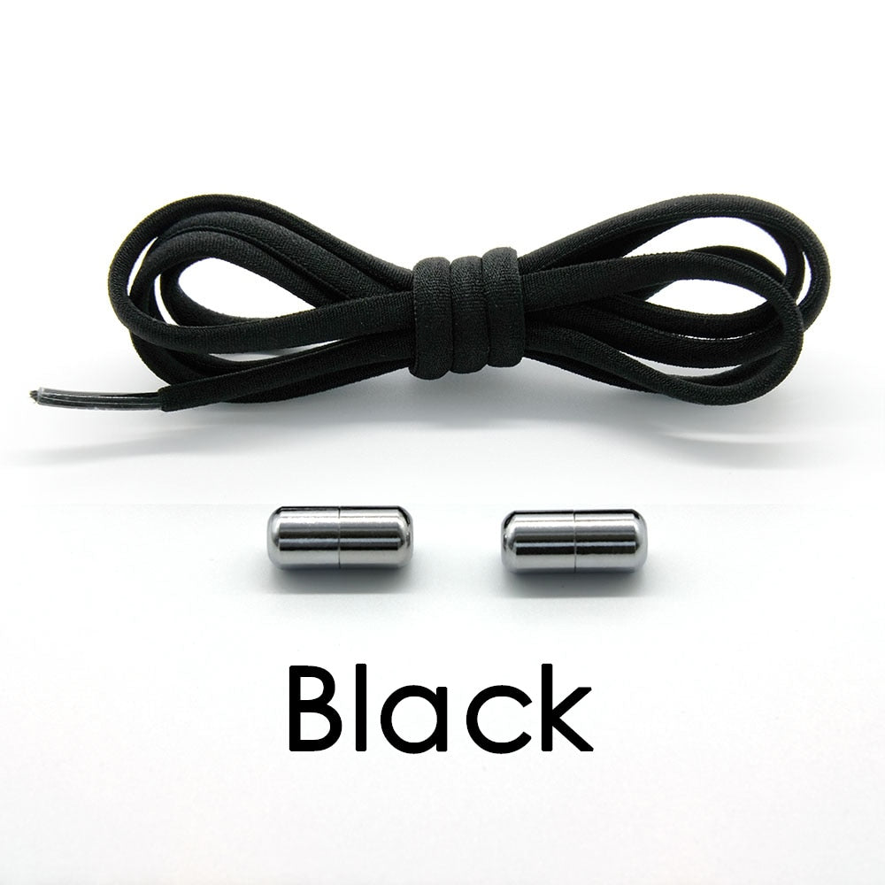 1 Pair Elastic Shoe Laces Semicircle No Tie