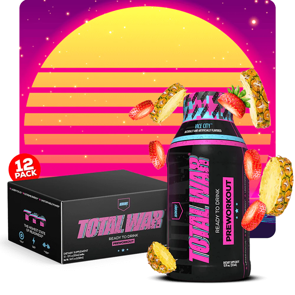 TOTAL WAR READY TO DRINK PREWORKOUT (12 SERVINGS)