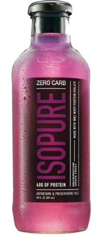 ISOPURE ZERO CARB GRAPE FROST 20OZ