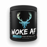 Bucked Up WOKE AF - High Stim Pre Workout | Builtathletics.com | $52.95 | Pre Workout | Best Sellers, high caffeine, high stim, Pre-Workout