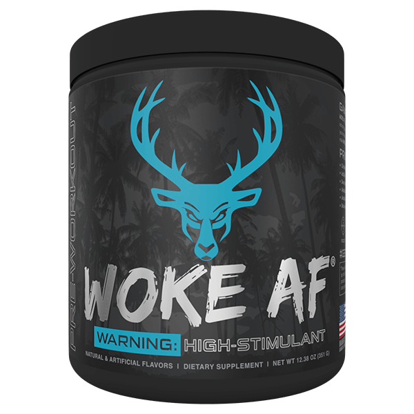 Bucked Up WOKE AF - High Stim Pre Workout | Builtathletics.com | $52.95 | Pre Workout | Best Sellers, high caffeine, high stim, Pre-Workout