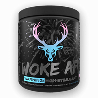 Bucked Up WOKE AF - High Stim Pre Workout | Builtathletics.com | $52.95 | Pre Workout | Best Sellers, high caffeine, high stim, Pre-Workout