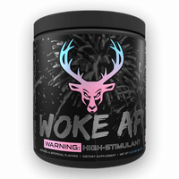 Bucked Up WOKE AF - High Stim Pre Workout | Builtathletics.com | $52.95 | Pre Workout | Best Sellers, high caffeine, high stim, Pre-Workout