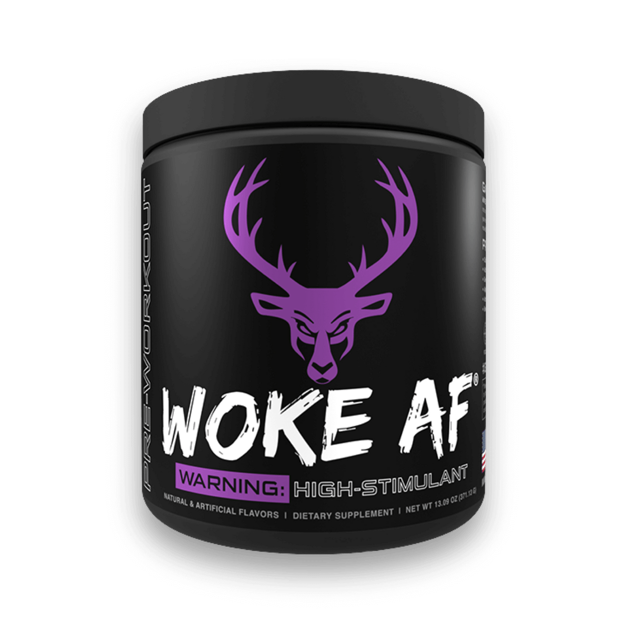 Bucked Up WOKE AF - High Stim Pre Workout | Builtathletics.com | $52.95 | Pre Workout | Best Sellers, high caffeine, high stim, Pre-Workout