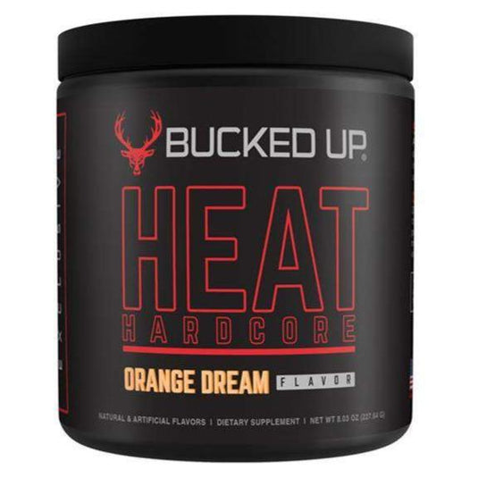 Bucked Up HEAT Hardcore Powder | Builtathletics.com | $49.95 | Supplement | Best Sellers, health & wellness, thermogenic, weight loss