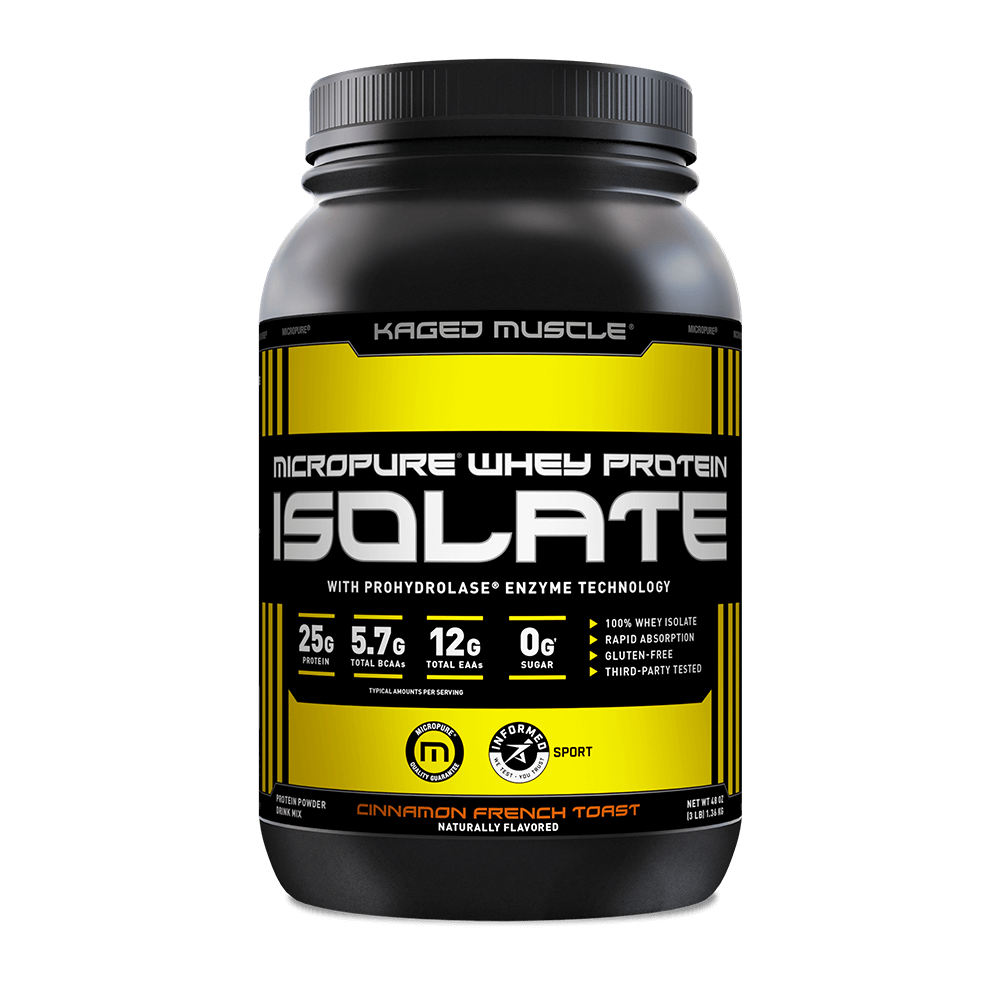 Kaged Muscle Cinnamon French Toast MICROPURE Whey Protein Isolate BuiltAthletics