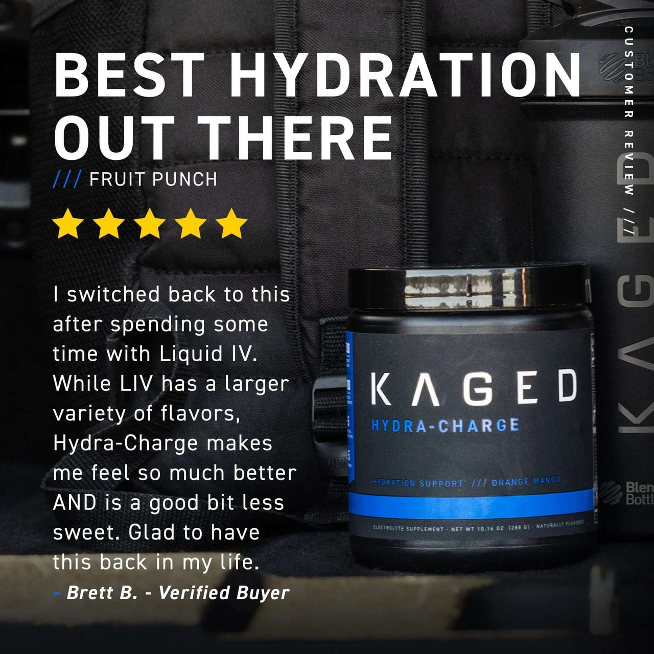 Kaged Muscle HYDRA-CHARGE BuiltAthletics