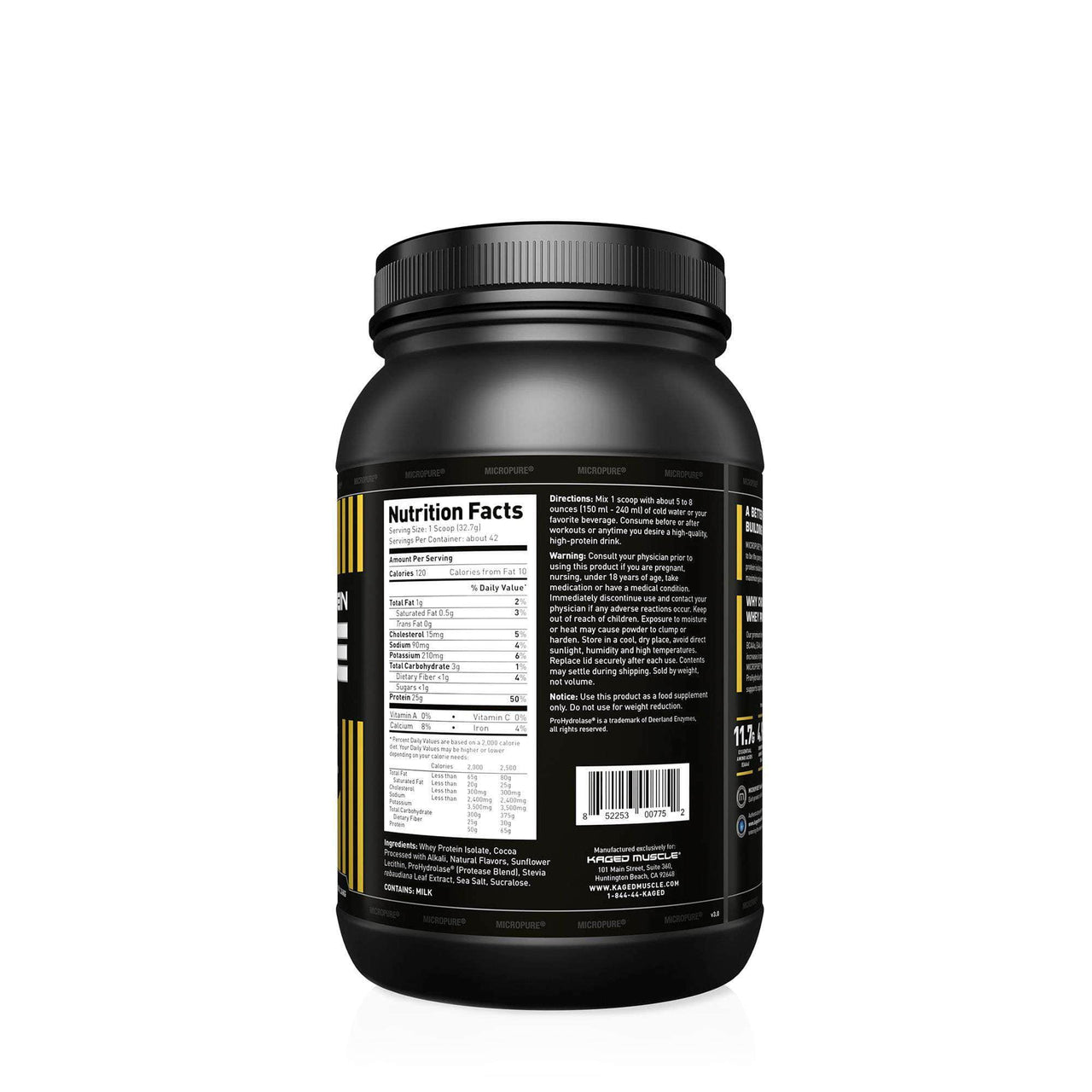 Kaged Muscle MICROPURE Whey Protein Isolate BuiltAthletics