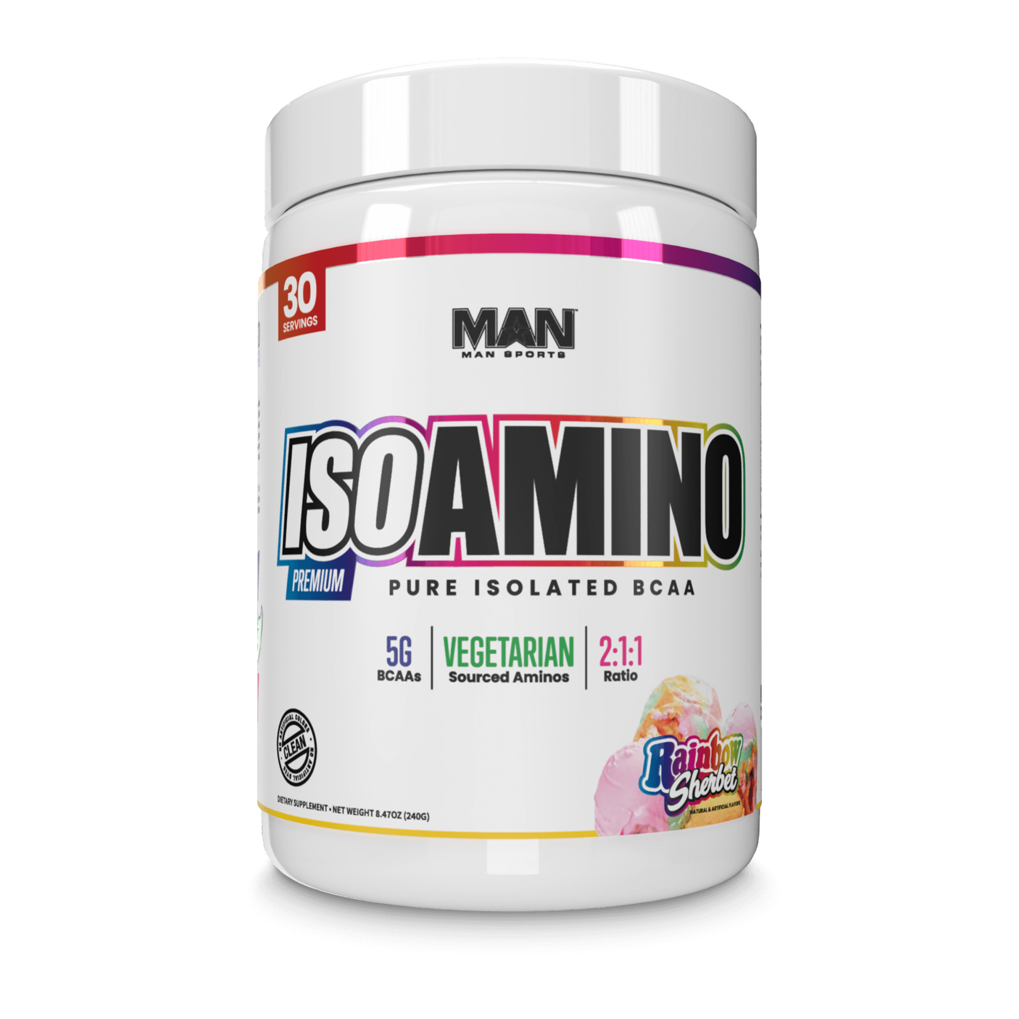 Man sports clean protein sales