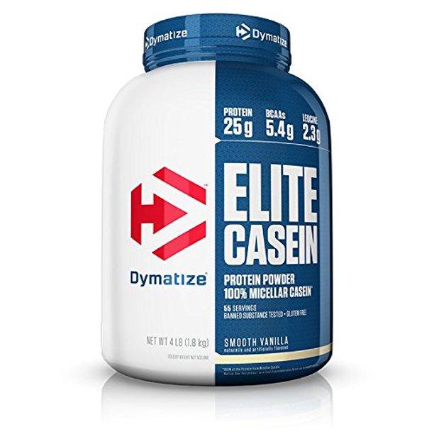 Dymatize Elite Casein 4lbs - Smooth Vanilla.