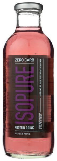 ISOPURE ZERO CARB GRAPE FROST 20OZ