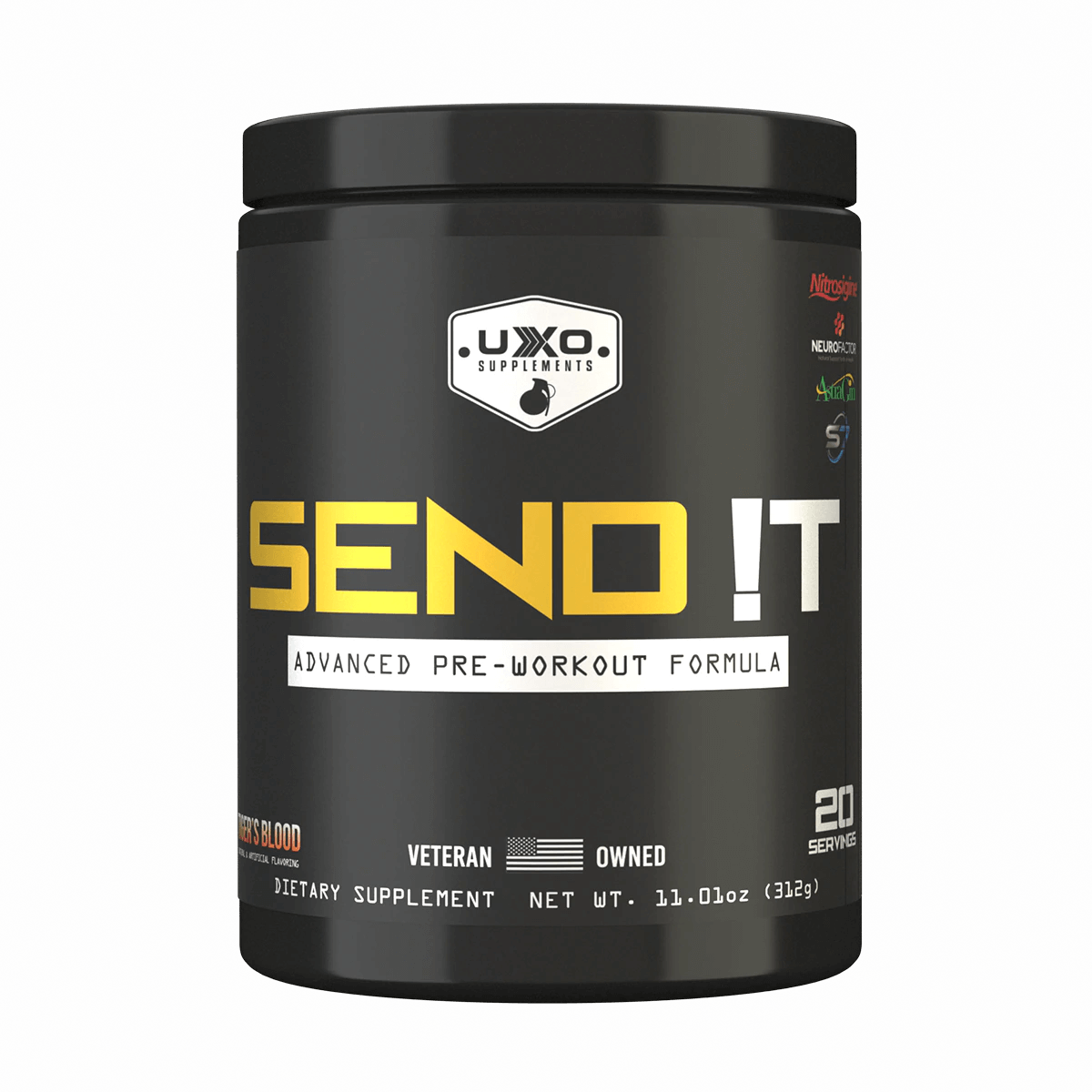 UXO Supplements TIGER'S BLOOD SEND IT - PRE WORKOUT BuiltAthletics