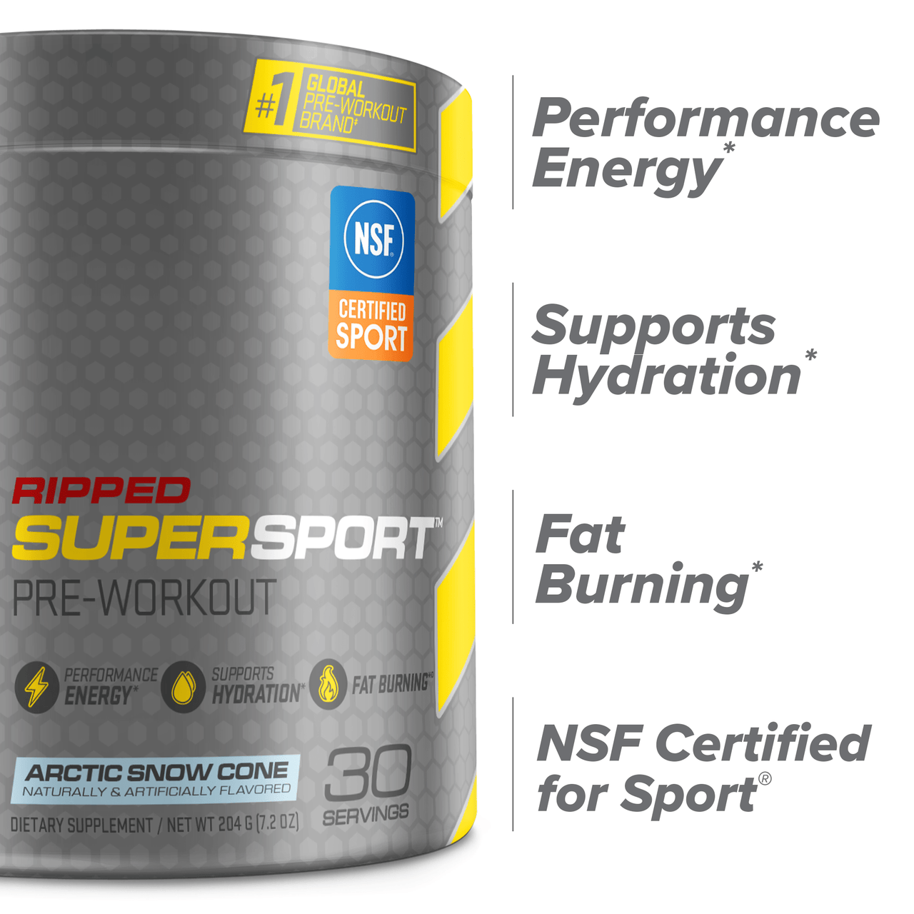 C4 Ripped SuperSport™ Pre Workout Powder
