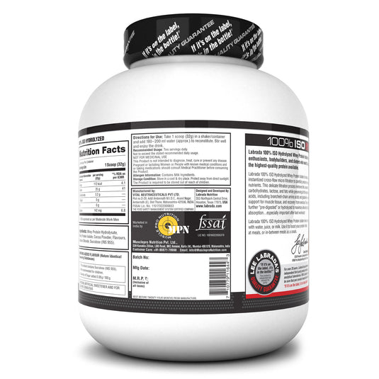 100% ISO HYDROLYZED Whey Protein Isolate