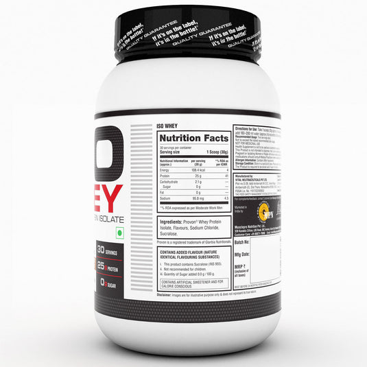 ISO 100% Whey Protein Isolate