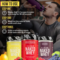 Grape Whey Protein Isolate | Clear Naked Whey